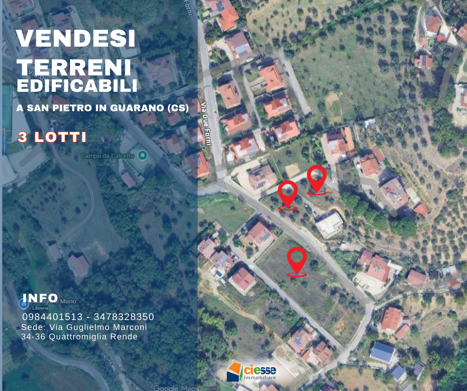 Post Facebook (3) Terreni Edificabili IN VENDITA – San Pietro in Guarano (CS)
